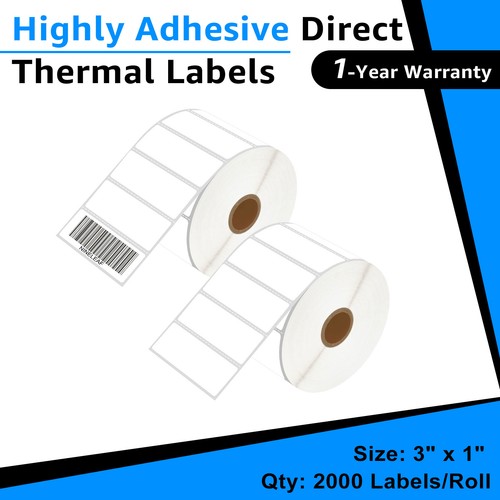 2rolls thermal upc - 2rolls, 3"x