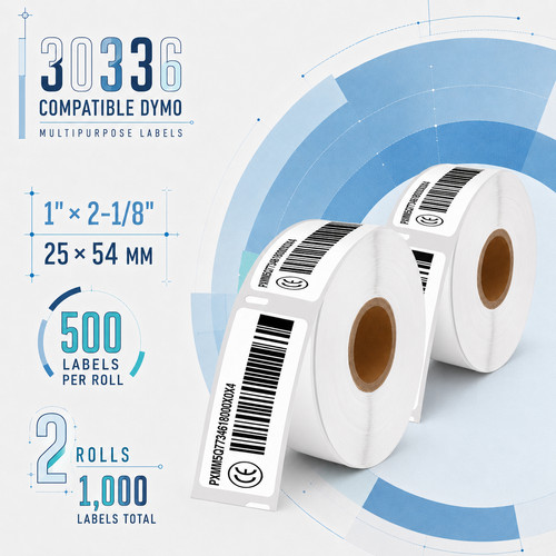 2roll dymo 30336 compatible - 2roll,
